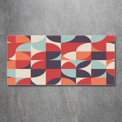 Impresión en cristal con acabado brillante horizontal Fondo abstracto