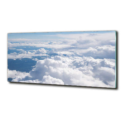 Impresión en cristal con acabado brillante horizontal Vista desde el avión