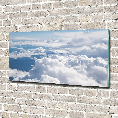 Impresión en cristal con acabado brillante horizontal Vista desde el avión