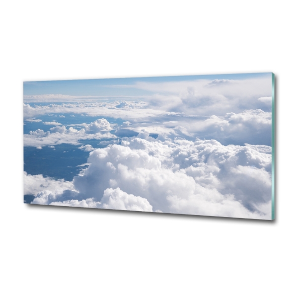 Impresión en cristal con acabado brillante horizontal Vista desde el avión