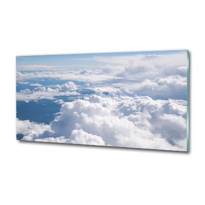 Impresión en cristal con acabado brillante horizontal Vista desde el avión