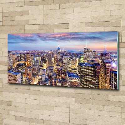 Foto en cristal de alta calidad con impresión uv horizontal Nueva York