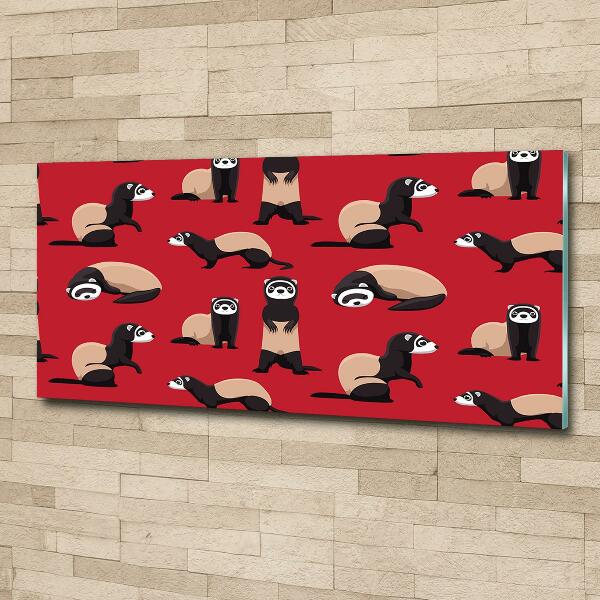 Foto-obraz szkło hartowane Tchórzofretka