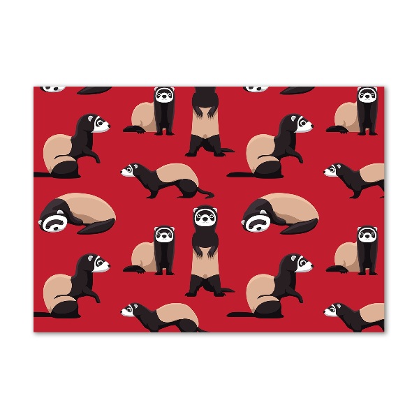 Foto-obraz szkło hartowane Tchórzofretka