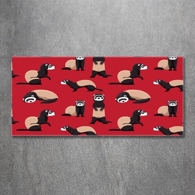 Foto-obraz szkło hartowane Tchórzofretka