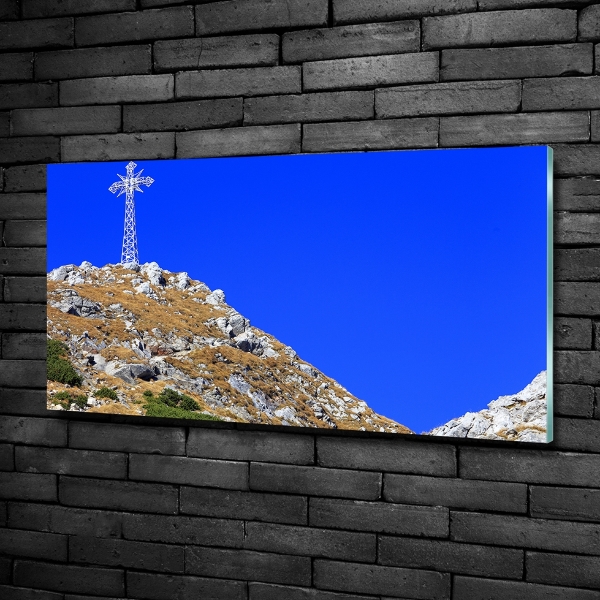 Foto obraz szkło hartowane Giewont Tatry