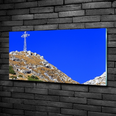 Foto obraz szkło hartowane Giewont Tatry