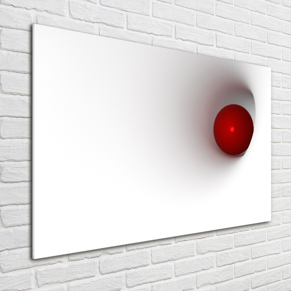 Foto en cristal de alta calidad con impresión uv horizontal Esfera abstracta