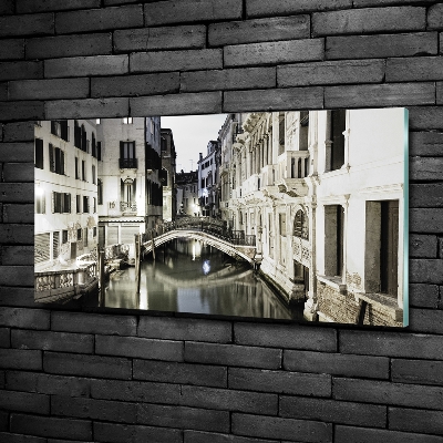 Impresión en cristal con acabado brillante horizontal Venecia, Italia