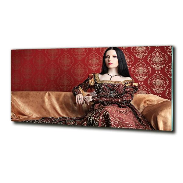 Impresión en cristal con acabado brillante horizontal Edad media