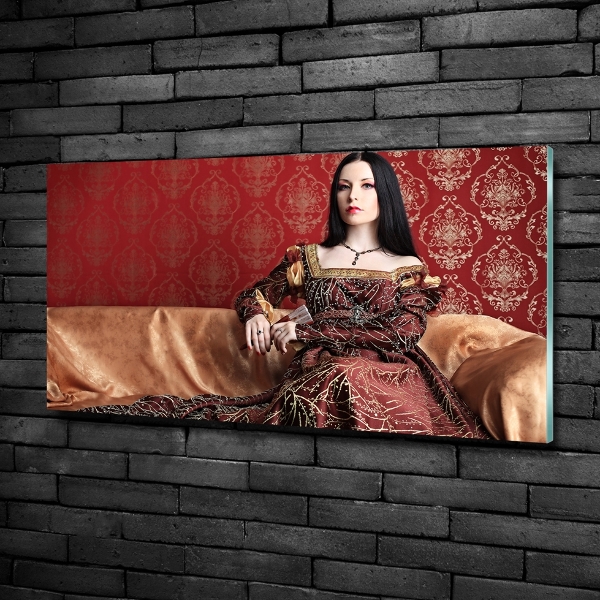 Impresión en cristal con acabado brillante horizontal Edad media