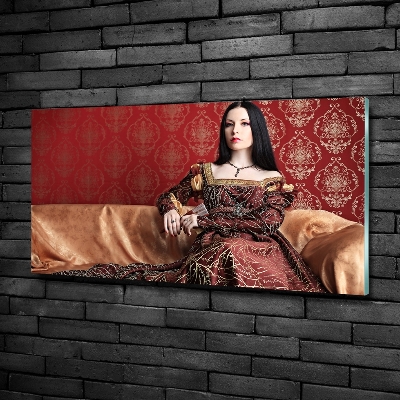 Impresión en cristal con acabado brillante horizontal Edad media