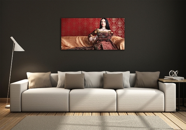 Impresión en cristal con acabado brillante horizontal Edad media