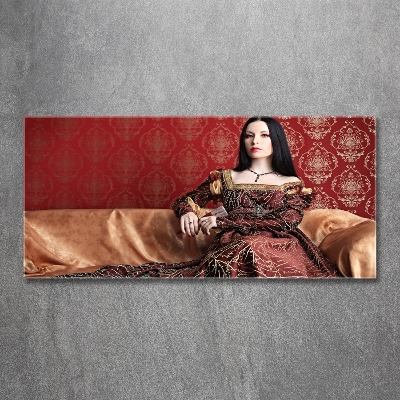 Impresión en cristal con acabado brillante horizontal Edad media