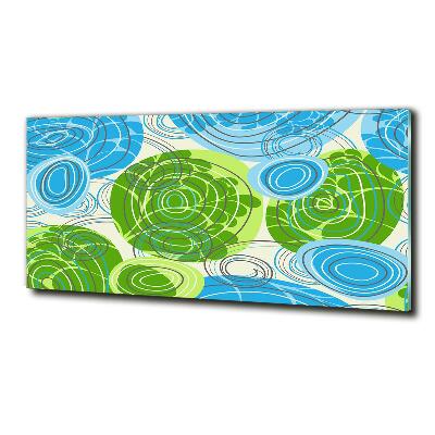 Foto en cristal de alta calidad con impresión uv horizontal Abstracción