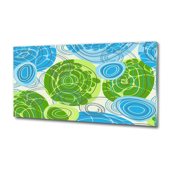 Foto en cristal de alta calidad con impresión uv horizontal Abstracción