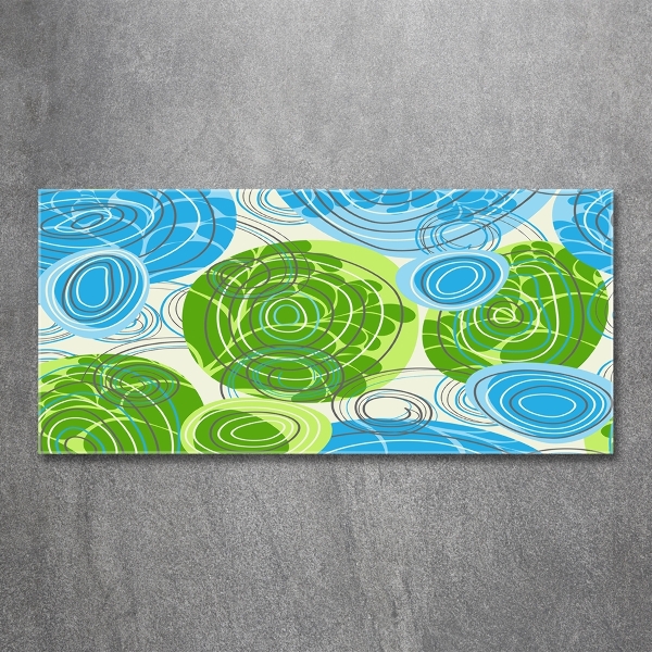 Foto en cristal de alta calidad con impresión uv horizontal Abstracción