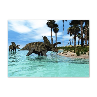 Foto-obraz szkło hartowane Dinozaury