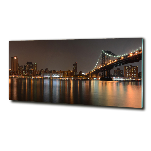 Foto en cristal de alta calidad con impresión uv horizontal Entre los puentes