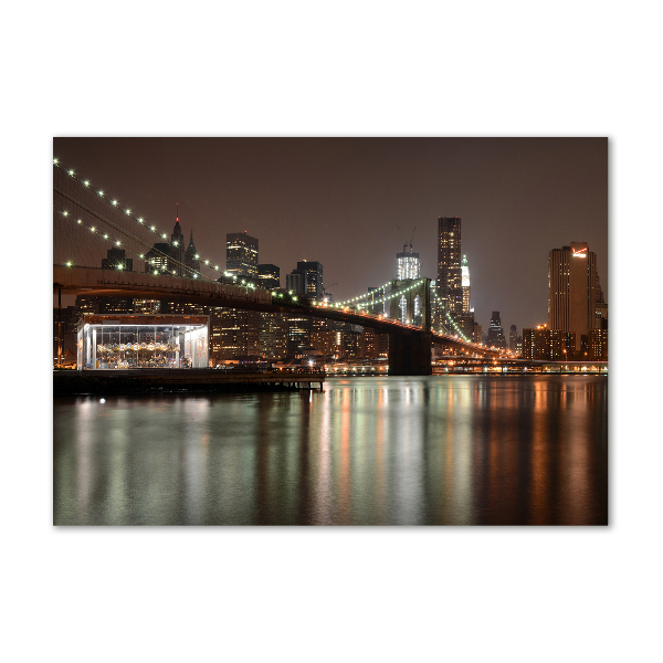 Foto en cristal de alta calidad con impresión uv horizontal Entre los puentes