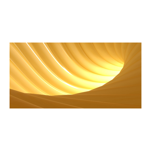 Cuadro de cristal templado moderno horizontal Vórtice abstracto