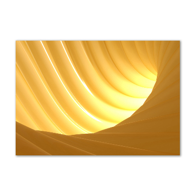 Cuadro de cristal templado moderno horizontal Vórtice abstracto