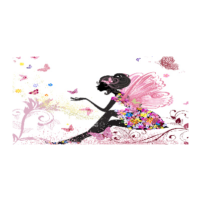 Impresión en cristal con acabado brillante horizontal Hada