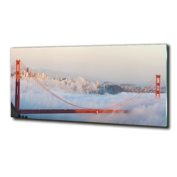 Impresión en cristal con acabado brillante horizontal Puente de San Francisco