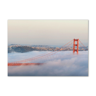 Impresión en cristal con acabado brillante horizontal Puente de San Francisco