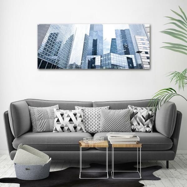 Foto en cristal de alta calidad con impresión uv horizontal Rascacielos