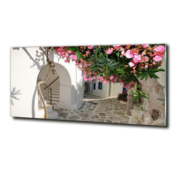 Cuadro de cristal templado moderno horizontal Calles con encanto