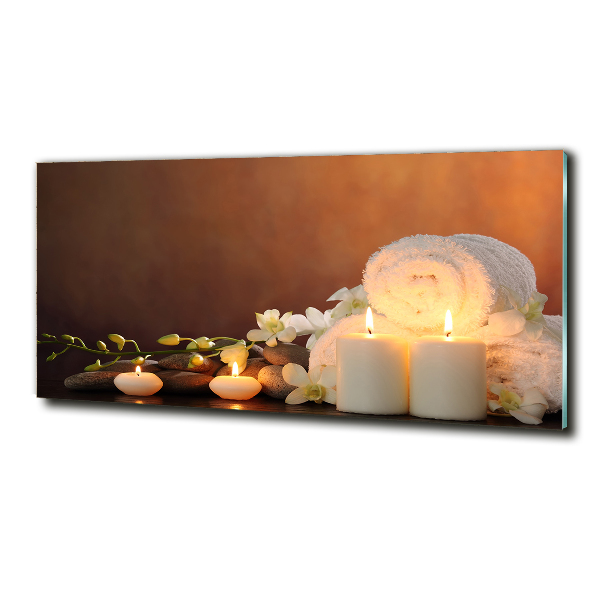 Cuadro decorativo de vidrio para salón horizontal Regeneración biológica