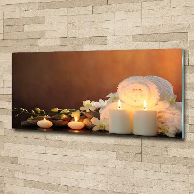 Cuadro decorativo de vidrio para salón horizontal Regeneración biológica