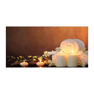 Cuadro decorativo de vidrio para salón horizontal Regeneración biológica