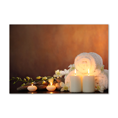 Cuadro decorativo de vidrio para salón horizontal Regeneración biológica