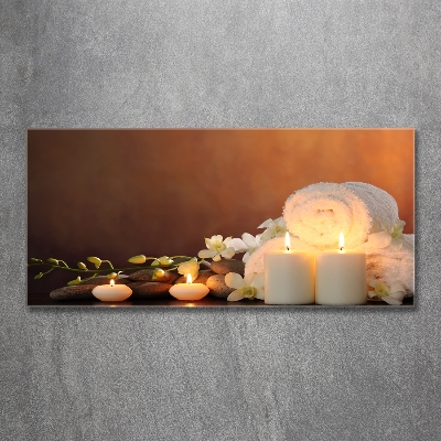 Cuadro decorativo de vidrio para salón horizontal Regeneración biológica