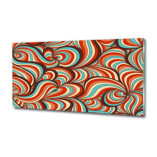 Impresión en cristal con acabado brillante horizontal Patrón de remolino