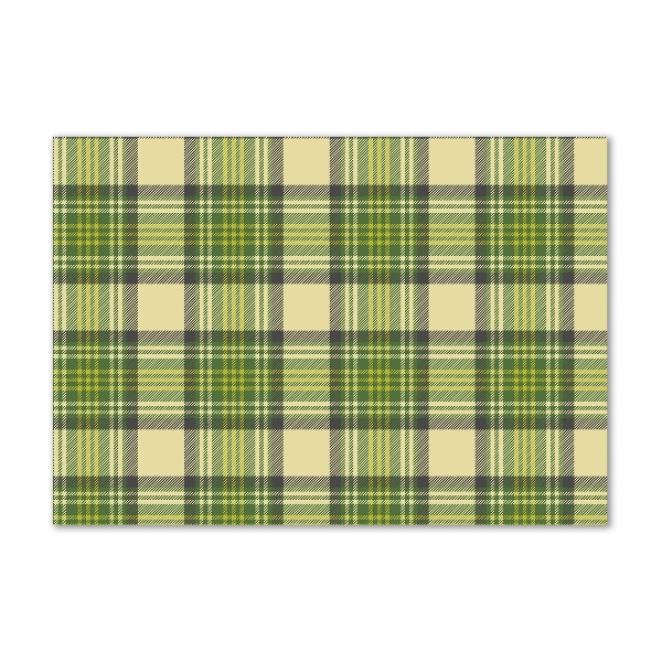 Cuadro decorativo de vidrio para salón horizontal Cuadros verdes