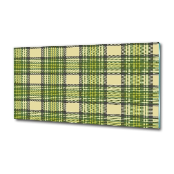 Cuadro decorativo de vidrio para salón horizontal Cuadros verdes