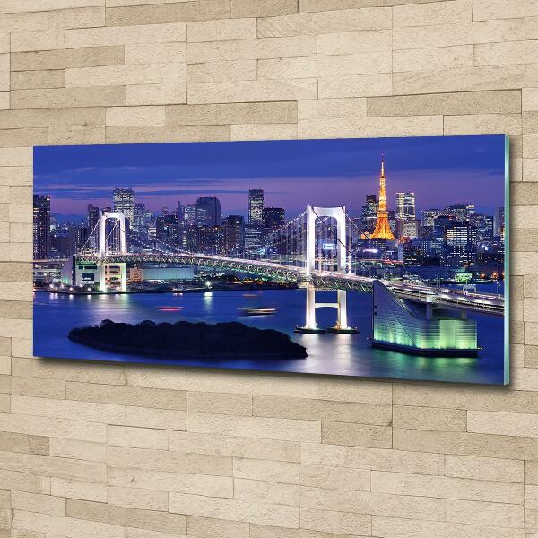 Impresión en cristal con acabado brillante horizontal Puente de Tokio