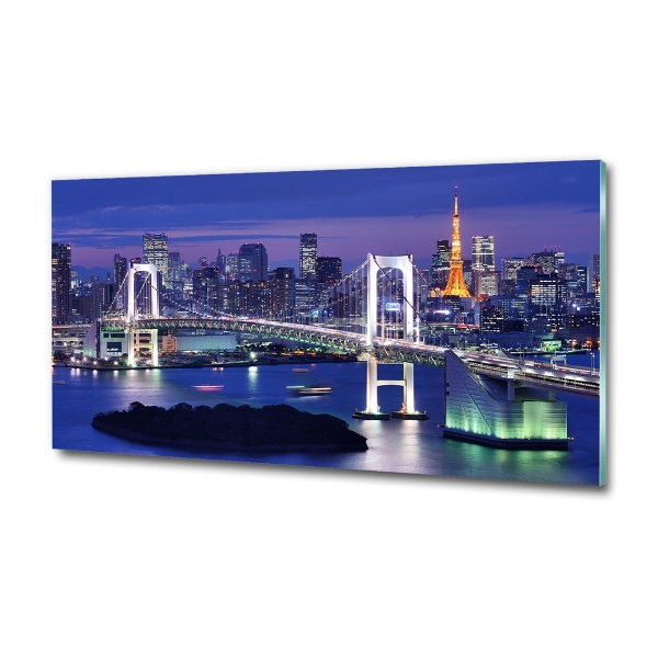 Impresión en cristal con acabado brillante horizontal Puente de Tokio