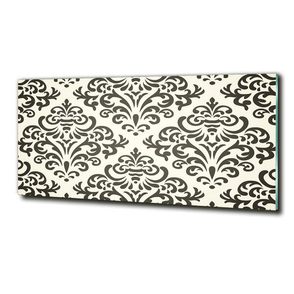 Impresión en cristal con acabado brillante horizontal Fondo de adornos