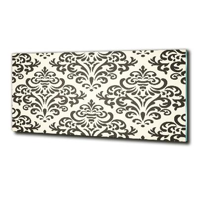 Impresión en cristal con acabado brillante horizontal Fondo de adornos