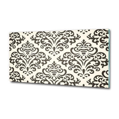 Impresión en cristal con acabado brillante horizontal Fondo de adornos