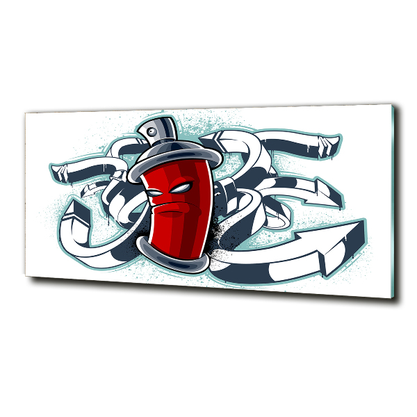 Impresión en cristal con acabado brillante horizontal Pintada