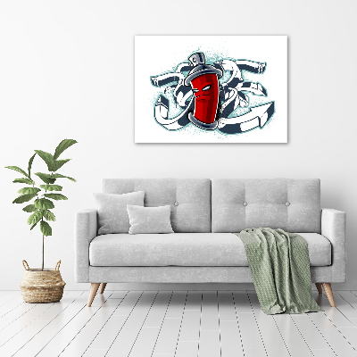 Impresión en cristal con acabado brillante horizontal Pintada