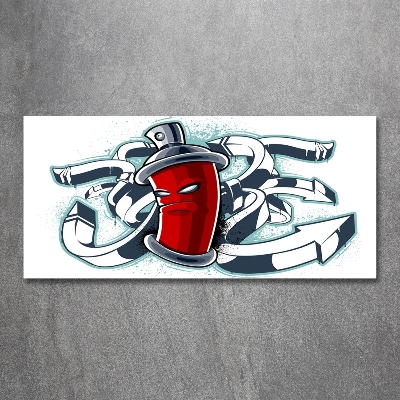 Impresión en cristal con acabado brillante horizontal Pintada