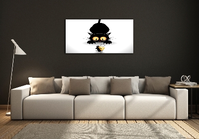 Foto-obraz szkło hartowane Kot i mysz