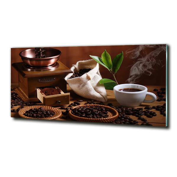 Impresión en cristal con acabado brillante horizontal Una taza de espresso