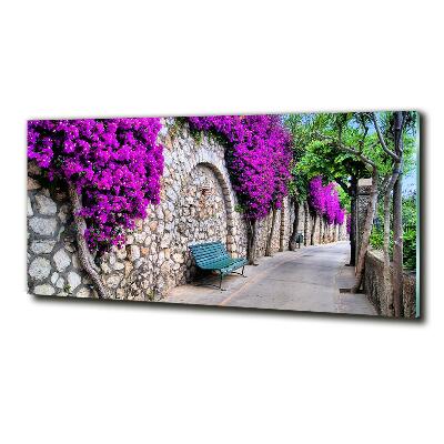 Cuadro de cristal templado moderno horizontal Calles con encanto